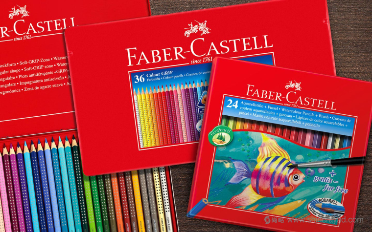 Faber-Castel 水彩筆畫筆文具品牌形象設計包裝設計11