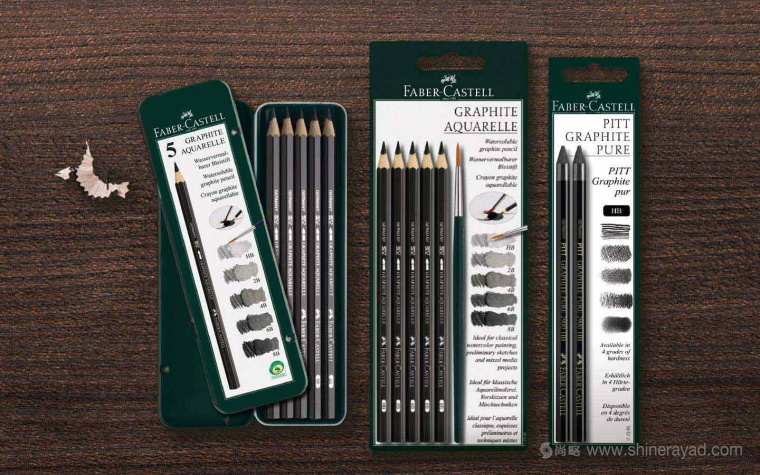 Faber-Castel 水彩筆畫筆文具品牌形象設計包裝設計12