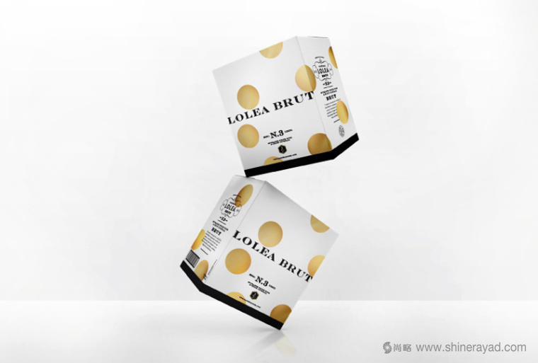 西班牙Lolea 氣泡酒包裝設計白金色系列-上海包裝設計公司10