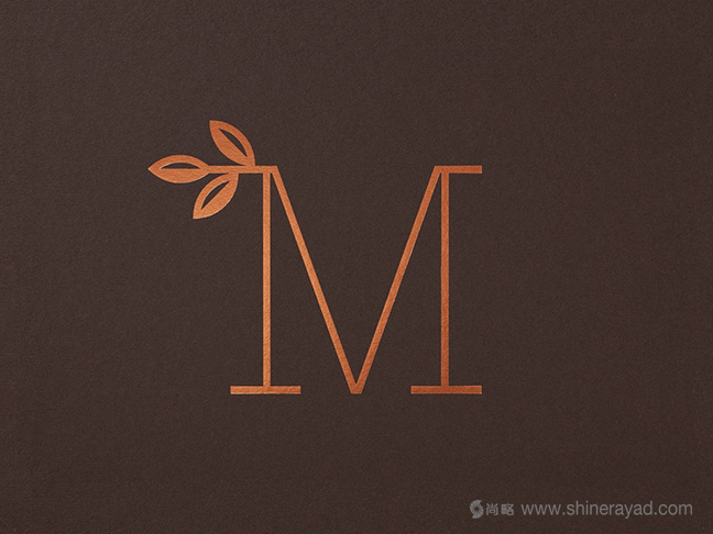 Mansion 豪宅公寓地產品牌M字母標志設計1