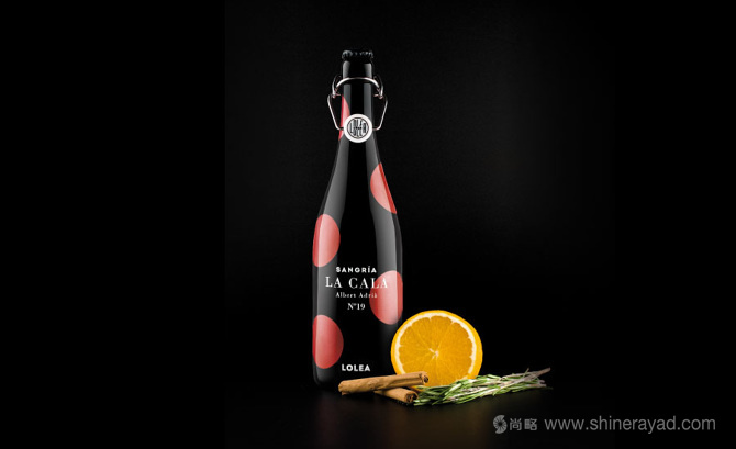 西班牙Lolea 氣泡酒包裝設計黑紅色系列-上海包裝設計公司4