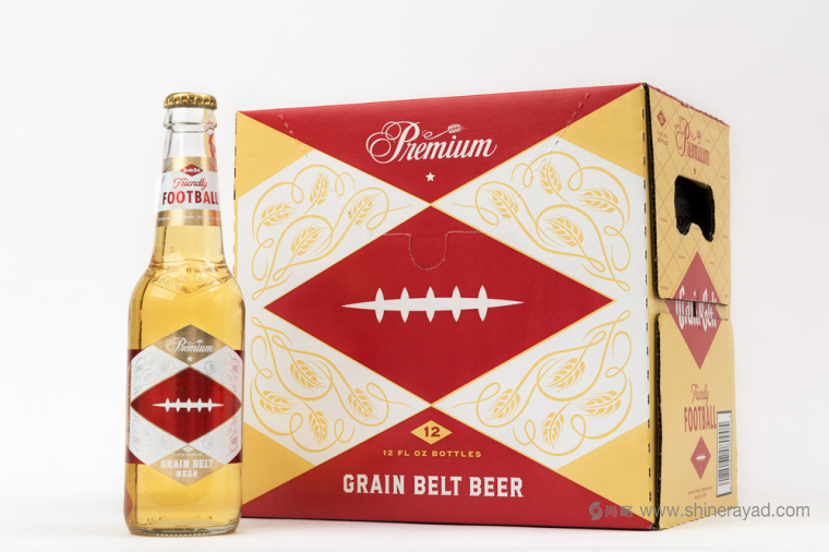 上海包裝設計公司分享品牌識別性很強的Grain Belt 啤酒包裝設計2