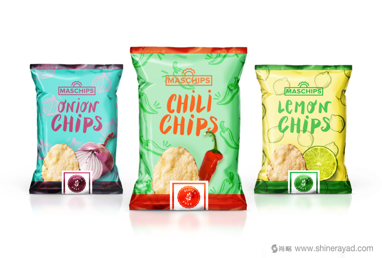 Maschips 薯片包裝設計全家福-上海包裝設計公司1