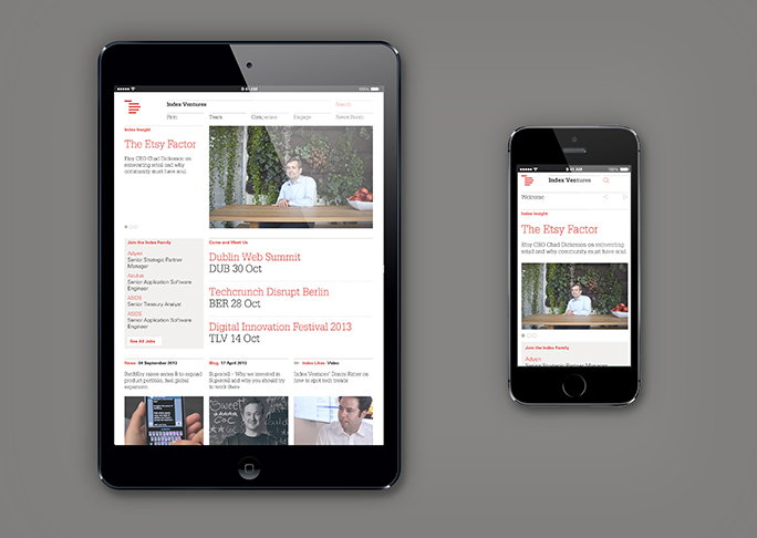 Ventures 指數投資公司網站設計