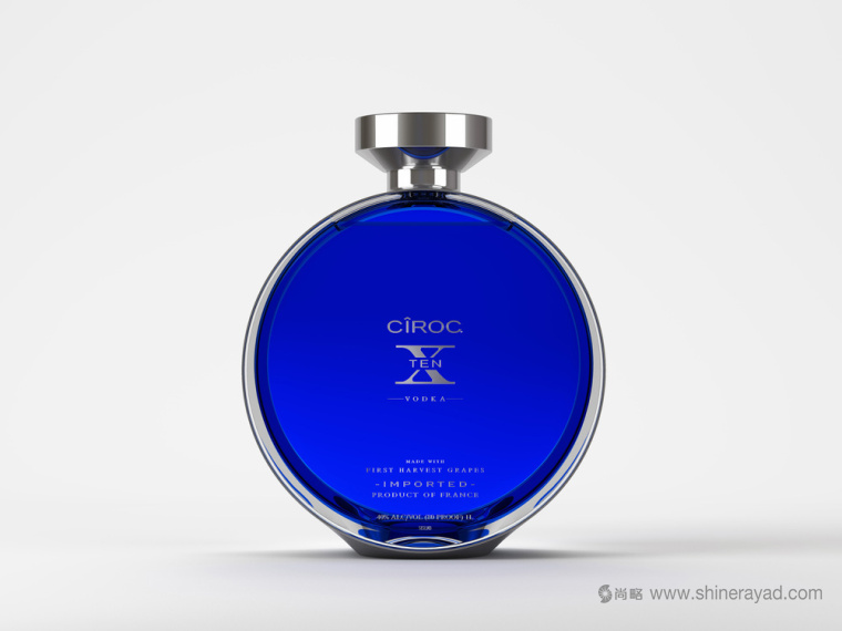 CiROC 伏特加酒瓶瓶型設計外盒包裝設計-上海包裝設計公司3