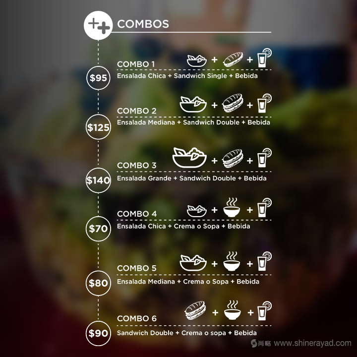 Quick Salads 沙拉有機(jī)素食餐廳VI設(shè)計(jì)5-餐廳價(jià)目表設(shè)計(jì)