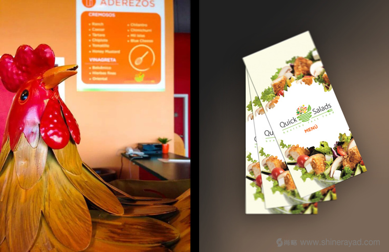 Quick Salads 沙拉有機(jī)素食餐廳VI設(shè)計(jì)2