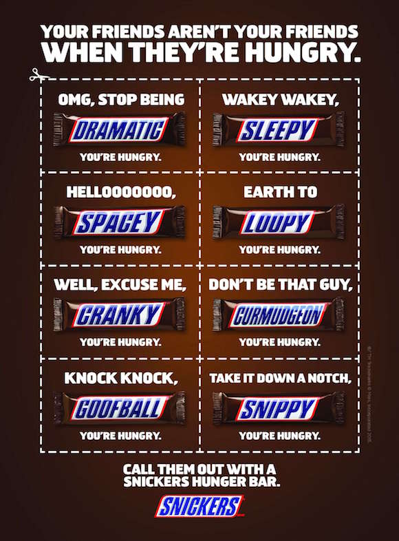 士力架昵稱包新包裝設計，餓的時候你會變成哪種人-上海包裝設計公司設計資訊2