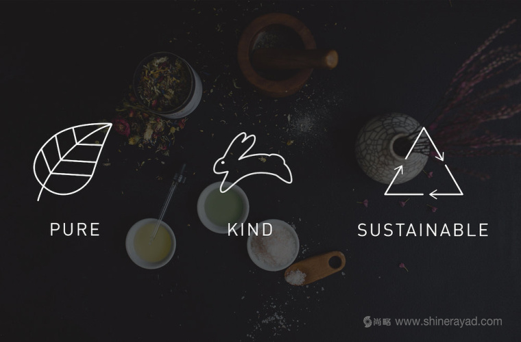 自然水彩插畫風格 Hippie 美容護膚品包裝設計-上海化妝品包裝設計公司4