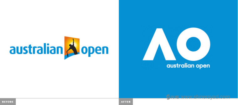 國外標志設計資訊—澳大利亞網球公開賽新標志設計-上海標志設計公司2