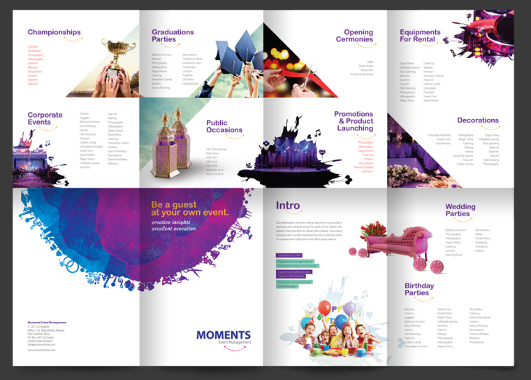 moments 線下活動公司宣傳畫冊設計“艷麗水彩篇”-上海畫冊設計公司7