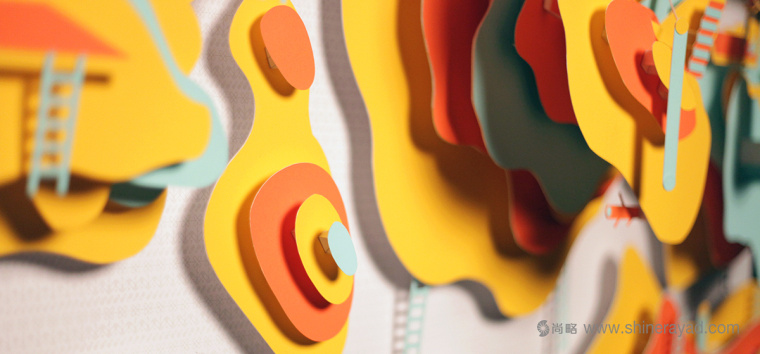 上海畫冊設計公司設計欣賞：Maison劇院兒童劇創意宣傳畫冊設計鏤空版7