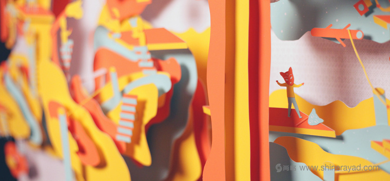 上海畫冊設計公司設計欣賞：Maison劇院兒童劇創意宣傳畫冊設計鏤空版8