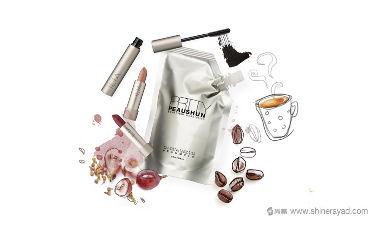 ORGANICALL有機化妝品宣傳畫冊與折頁設計花草插畫設計-上海畫冊設計公司11