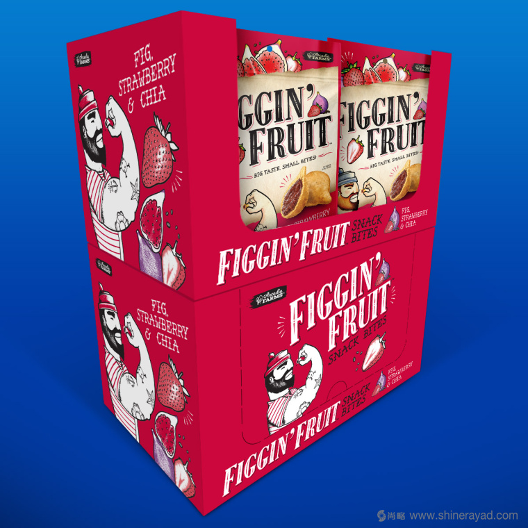 Figgin’ Fruit 無花果餅干包裝設計船長人物水果插畫設計篇-上海食品包裝設計公司9