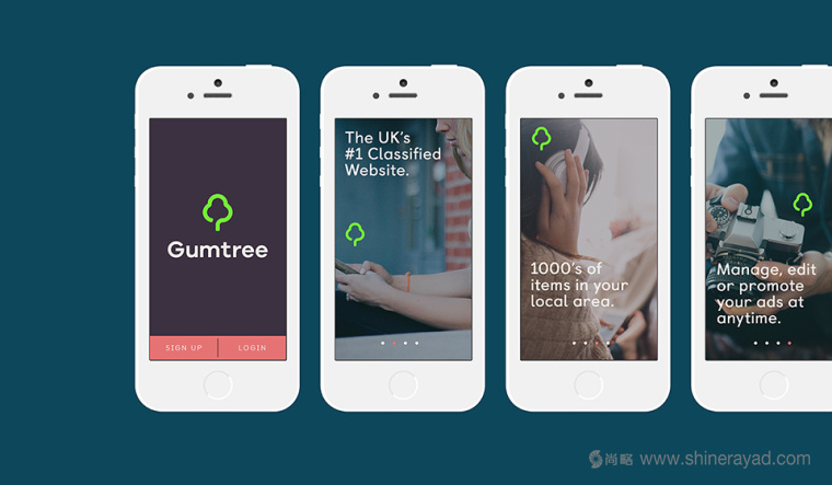 上海LOGO設計公司-Gumtree 分類信息網站品牌設計LOGO設計17