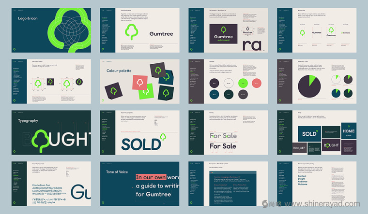 上海LOGO設計公司-Gumtree 分類信息網站品牌設計LOGO設計8