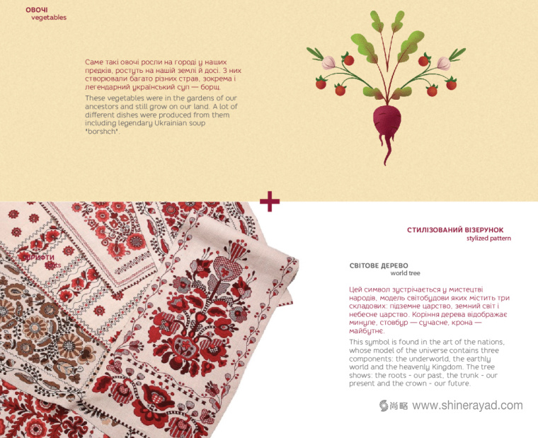 Borshch 咖啡館lVI形象設計蔬菜植物插畫設計-上海VI設計公司-上海餐飲品牌設計公司