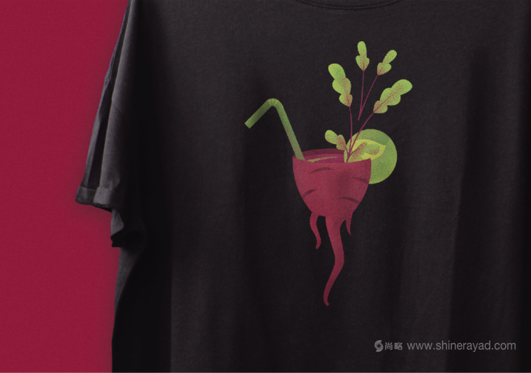 Borshch 咖啡館lVI形象設計蔬菜植物插畫設計-上海VI設計公司-上海餐飲品牌設計公司