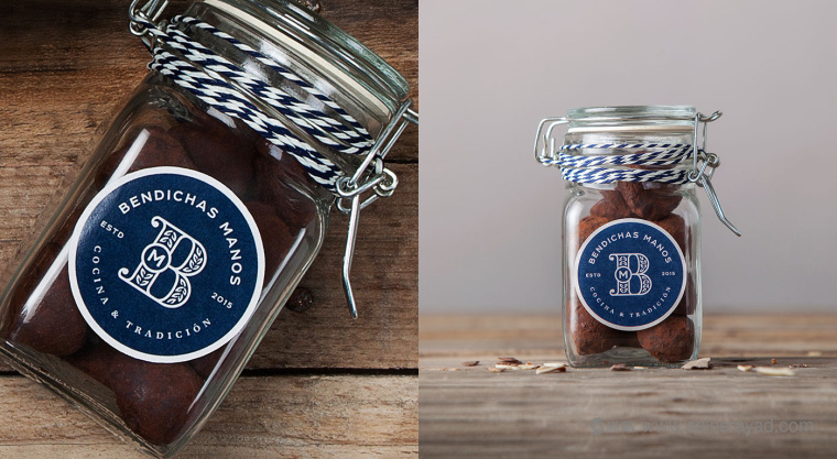 Bendichas 蛋糕面包烘培店logo設計品牌VI形象設計-上海品牌設計公司