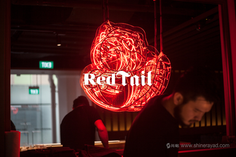 Red Tail 紅尾酒吧logo設計、吉祥物設計、VI設計、品牌形象設計-上海品牌設計公司