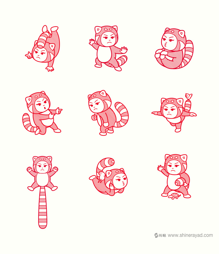 Red Tail 紅尾酒吧logo設計、吉祥物設計、VI設計、品牌形象設計-上海品牌設計公司