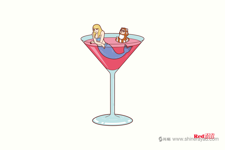 Red Tail 紅尾酒吧logo設計、吉祥物設計、VI設計、品牌形象設計-上海品牌設計公司