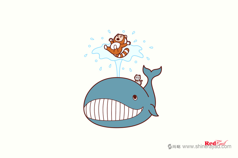 Red Tail 紅尾酒吧logo設計、吉祥物設計、VI設計、品牌形象設計-上海品牌設計公司