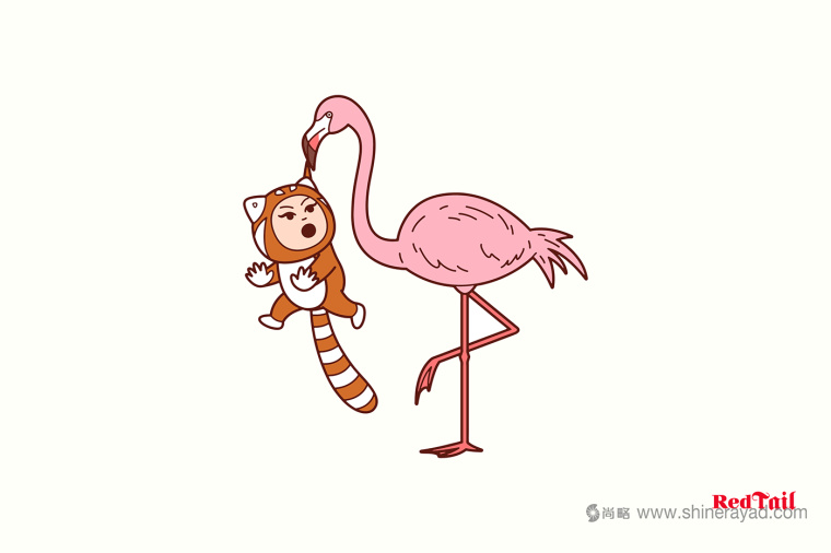 Red Tail 紅尾酒吧logo設計、吉祥物設計、VI設計、品牌形象設計-上海品牌設計公司