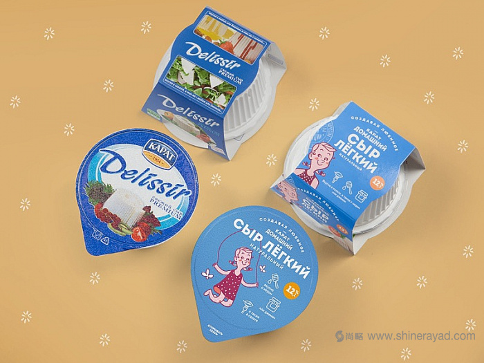 KARAT小屋兒童奶制品奶酪酸奶品牌包裝設計兒童插畫設計-上海包裝設計公司