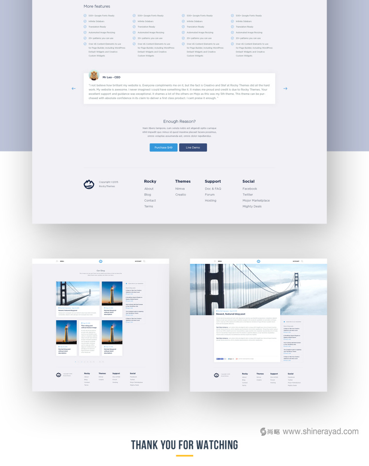 RockyThemes 橋梁建筑設計公司網站設計