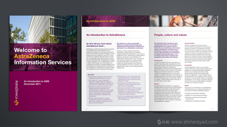 AstraZeneca大型跨國公司企業內部溝通手冊策劃設計-上海畫冊設計公司