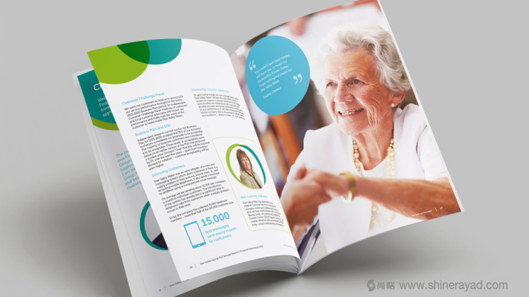 Dee Valley Wate 水企業年度報告畫冊設計-上海畫冊設計公司