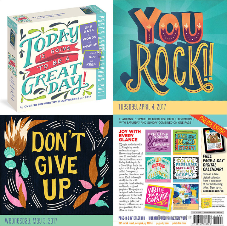 美好的一天日歷設計--2017年最佳臺歷設計靈感-上海品牌設計公司-上海平面設計公司 美好的一天日歷設計--2017年最佳臺歷設計靈感-上海品牌設計公司-上海平面設計公司