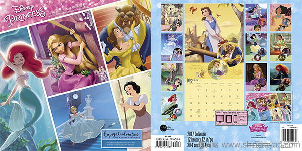 迪士尼公主墻月歷 迪士尼公主墻月歷