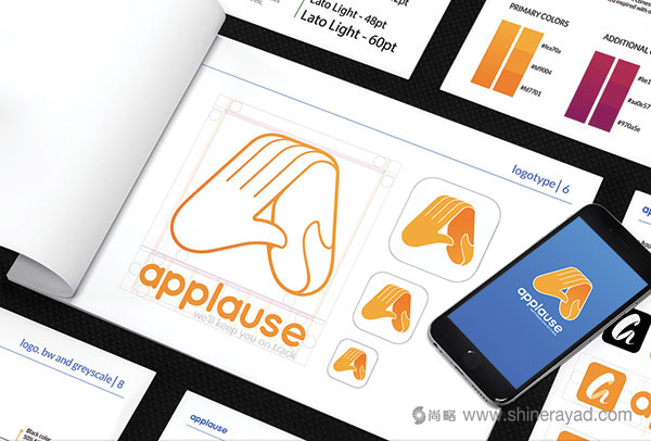 Applause Logo設計--上海logo設計公司