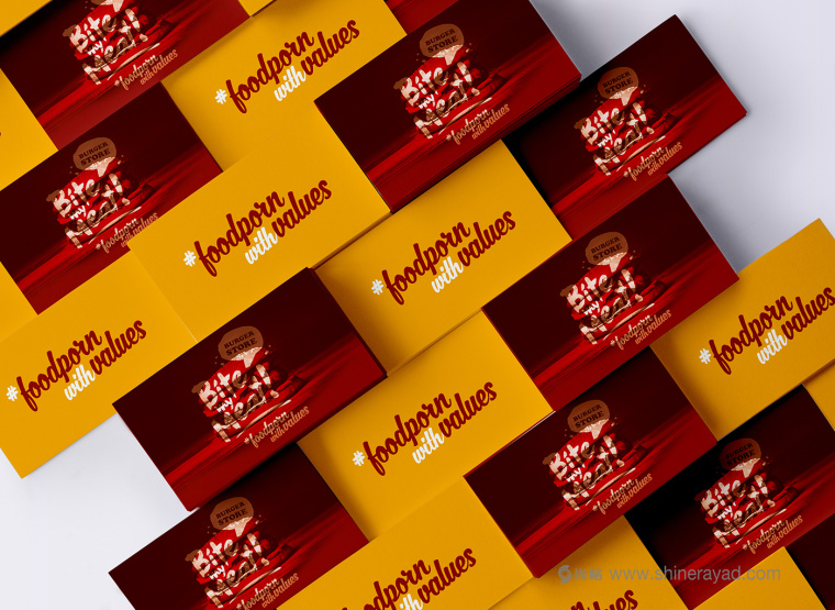 Bite My Meat 漢堡概念餐廳品牌VI視覺形象設計“女性身體篇”-上海品牌設計公司