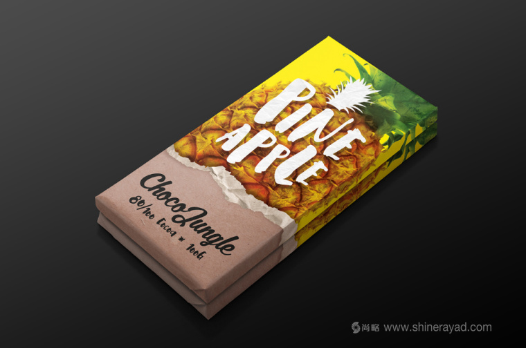 水果特寫插畫風格 Choco Jungle 巧克力包裝設計-上海包裝設計公司