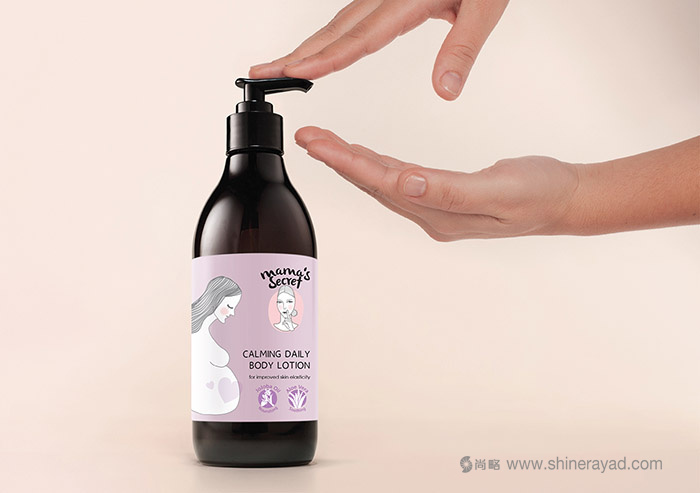 上海包裝設計公司欣賞：Mama’s secret 媽媽的秘密女性身體護理產品化妝品包裝設計