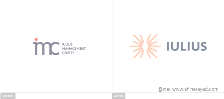 IULIUS 房地產(chǎn)公司開發(fā)商新舊logo設(shè)計(jì)對(duì)比-上海logo設(shè)計(jì)