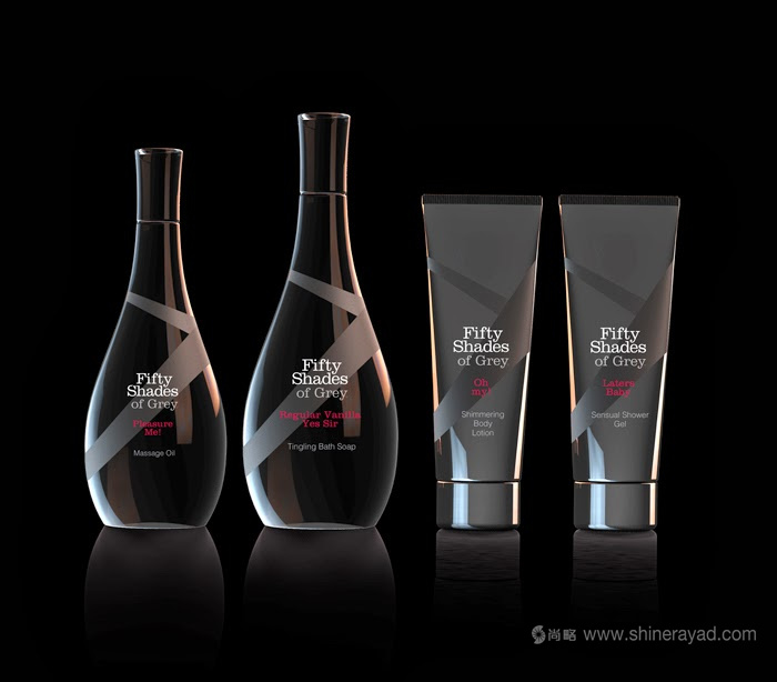 Fifty Shades 50度灰化妝品包裝設計-上海包裝設計公司國外設計欣賞
