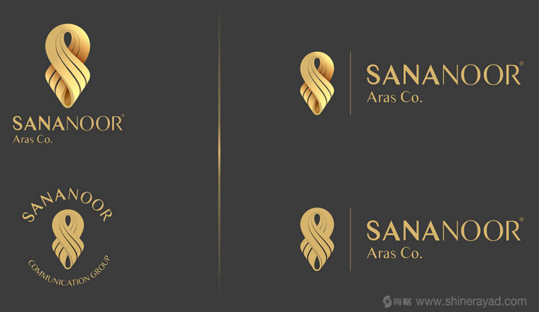Sananoor 商業空間設計公司立體企業LOGO設計-上海LOGO設計公司3