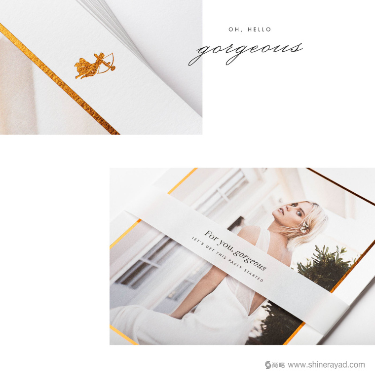 時尚婚禮婚紗奢侈品牌Floravere品牌視覺形象設計-宣傳畫冊設計