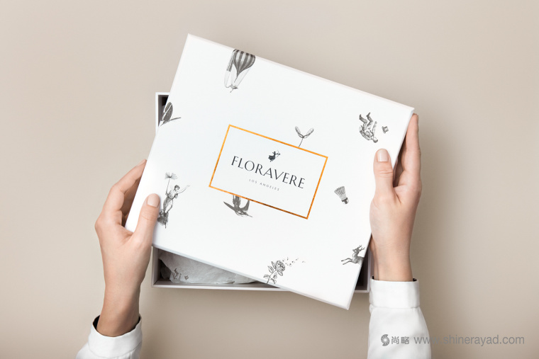 時尚婚禮婚紗奢侈品牌Floravere品牌視覺形象設計-logo設計-VI設計