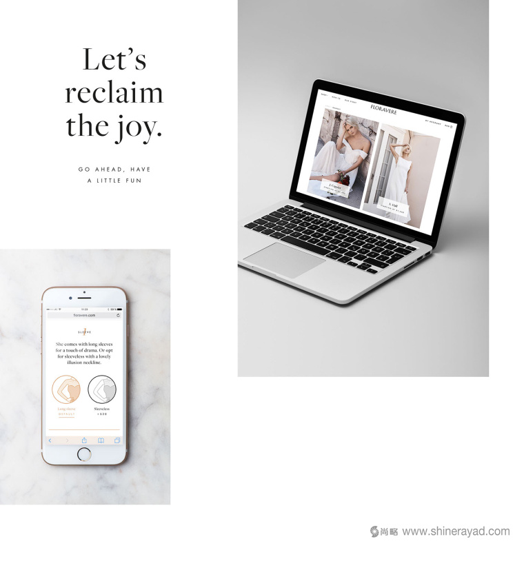 時尚婚禮婚紗奢侈品牌Floravere品牌視覺形象設計-logo設計-VI設計