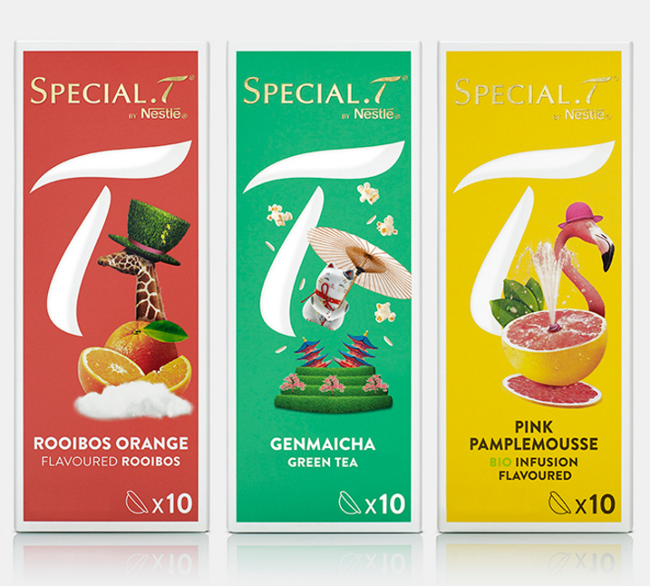 上海包裝設計公司欣賞：SPECIAL.T 雀巢優質茶葉膠囊品牌系列包裝設計