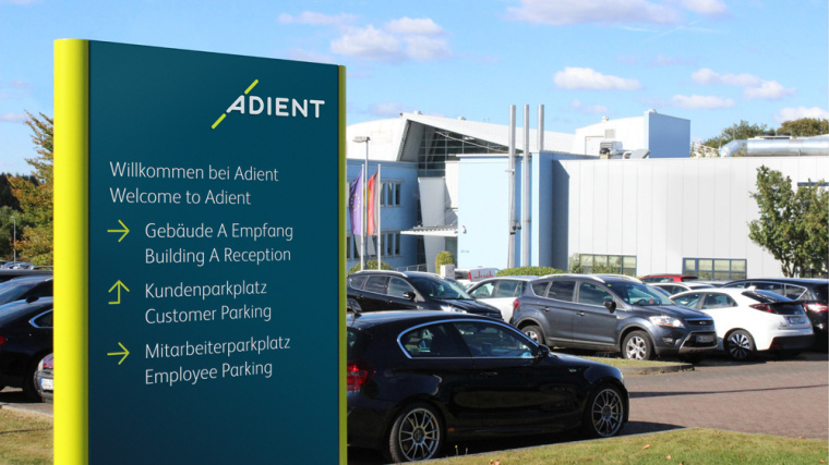 汽車內飾汽車座椅零件系統品牌Adient品牌形象重塑-公司環境VI設計-上海VI設計公司