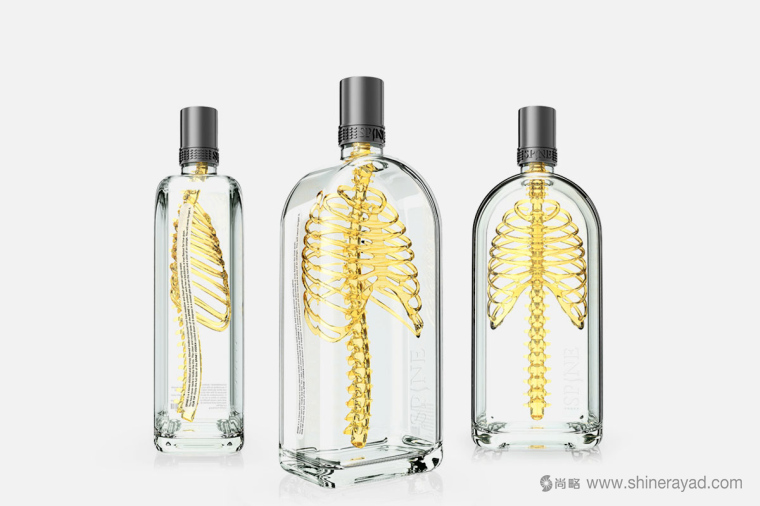 Spine Vodka 脊柱伏特加-9個出奇制勝的瘋狂創(chuàng)意包裝設(shè)計欣賞-上海包裝設(shè)計公司