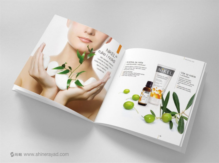 NIKEL天然草本化妝品宣傳畫冊產品目錄設計-上海畫冊設計公司