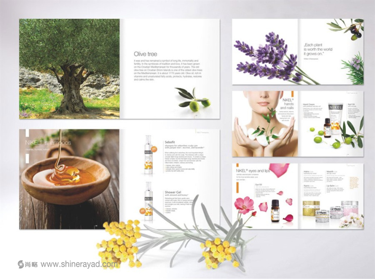 NIKEL天然草本化妝品宣傳畫冊產品目錄設計-上海畫冊設計公司